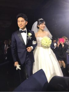 井岡一翔　谷村奈南　結婚式